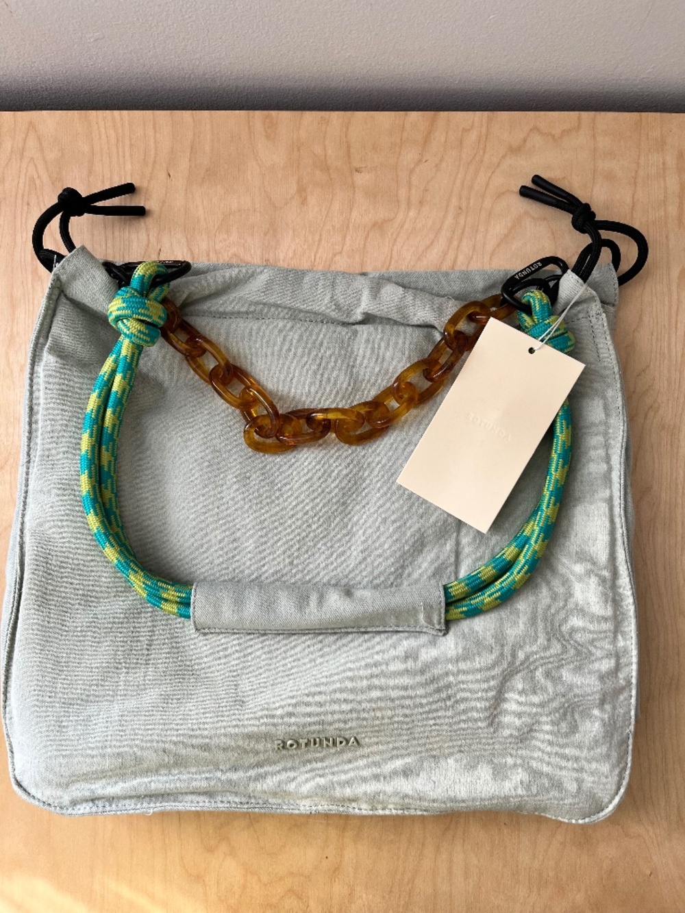 NWT Rotunda Sant Hobo Bag in Light Denim